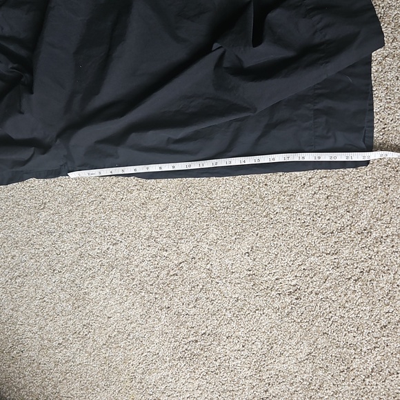 Free People Cotton Blend Pleated Wide-Leg Trousers in Black Size S - Picture 9 of 13